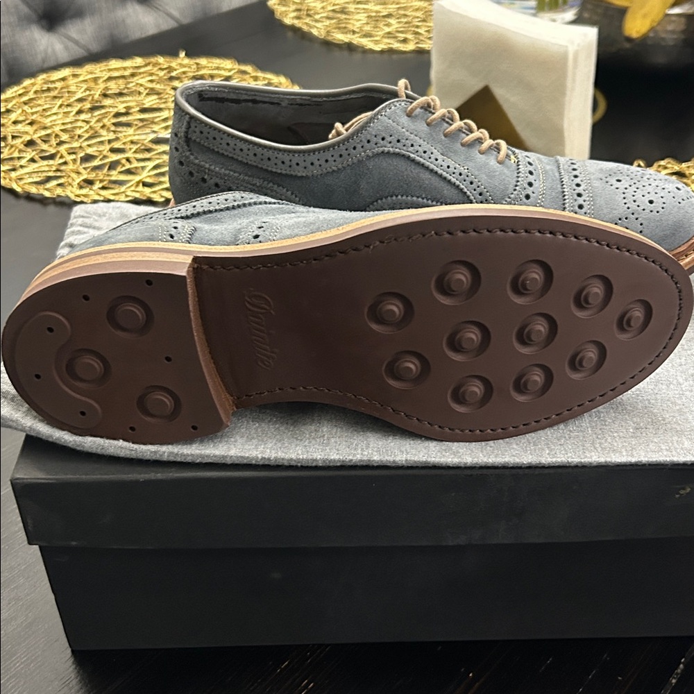 Allen Edmonds Mens Strandmok Oxford Slate 7.5 3E - Picture 9 of 10